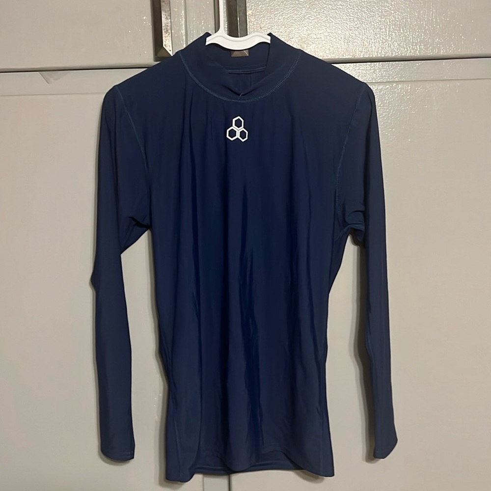 McDavid, large navy compression shirt